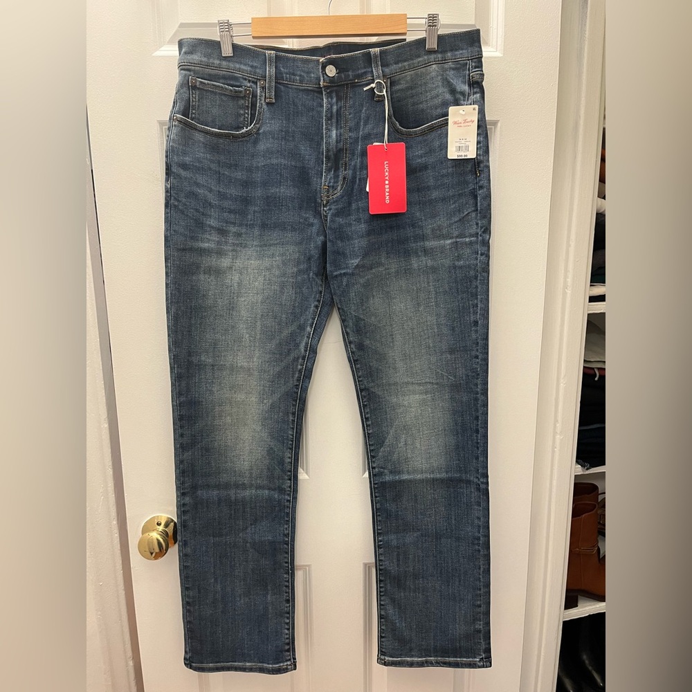 Lucky Brand Men's Blue Straight Leg Jeans